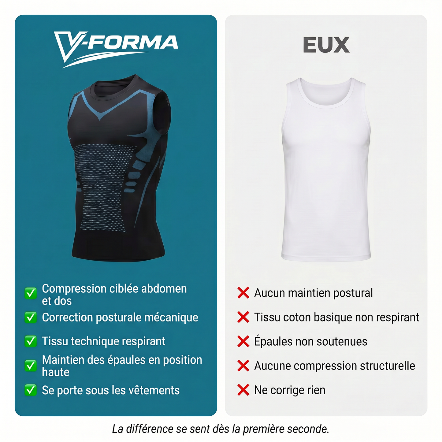 V-Forma | Confiance, Motivation & Style — dès la première seconde